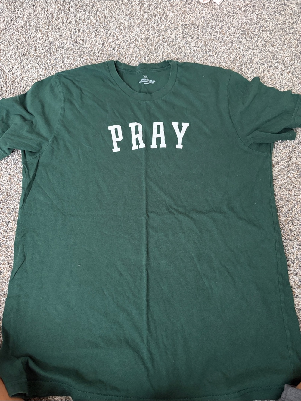 Beacon Forest Green PRAY Graphic Crewneck Tee